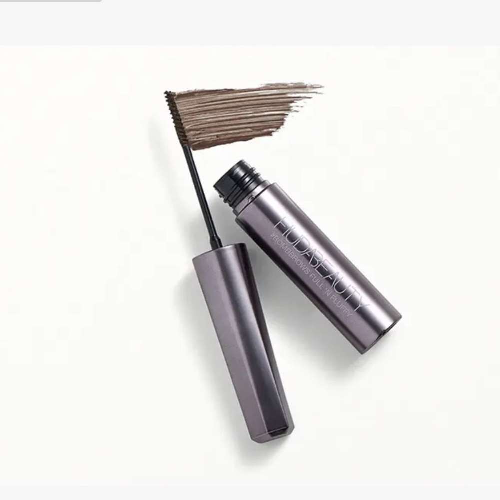 Huda Beauty Bomb Brows Fiber Gel Medium Brown NIB